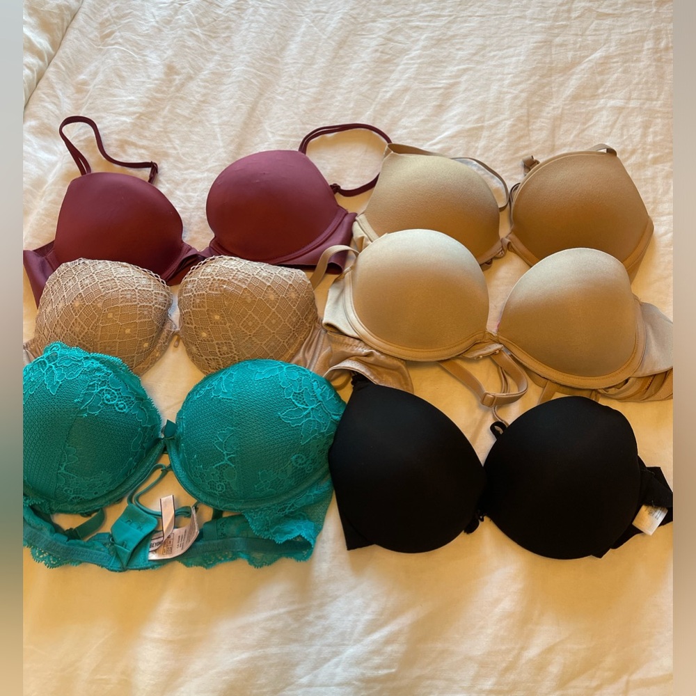 Lot of 6 bras